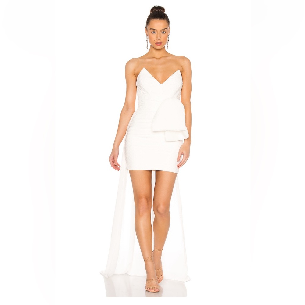 Eden Rock Mini Bridal Dress in Ivory
